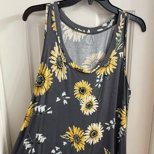 Sunflower tank top